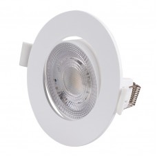 Φωτιστικό LED Χωνευτό Κινητό 3/5/7W 230V 38° CCT Λευκό 21-2709